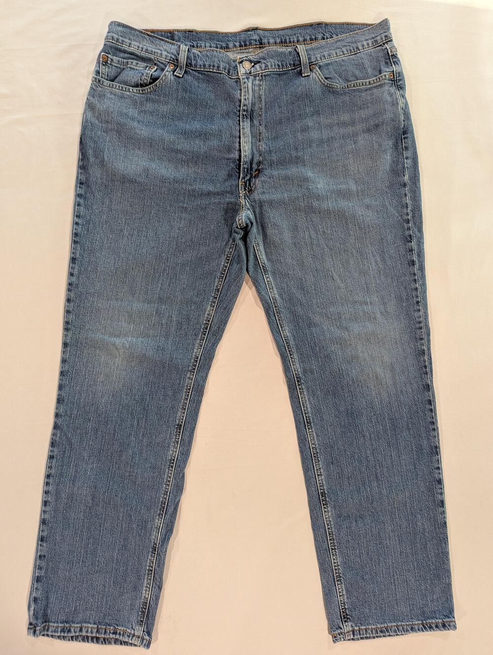 Levi's 541 Jeans Mens 42x32 Blue Med Wash Athletic Tapered Denim Red Tab